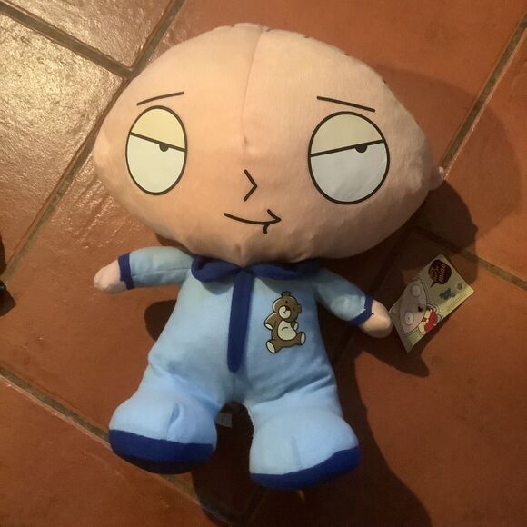 2008 Nanco Family Guy Stewie Griffin PJs Jumbo Huge Plush Toy NWT VHTF Rare